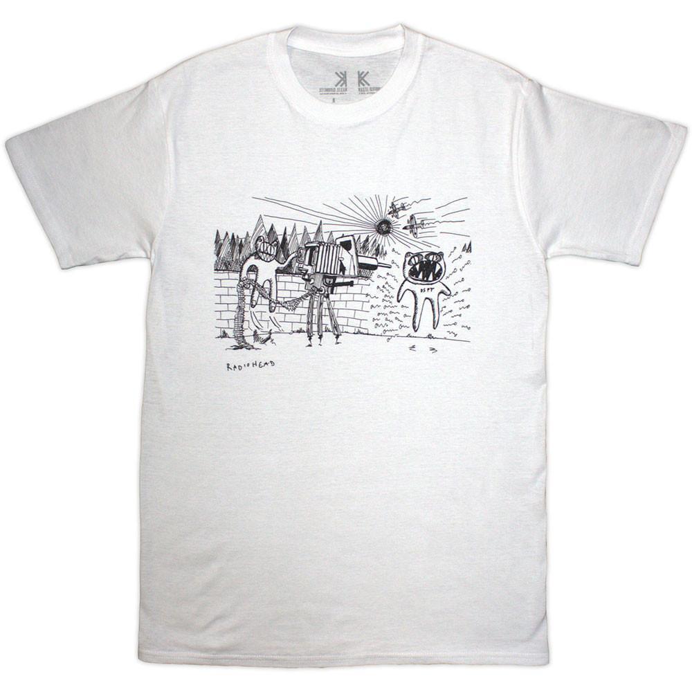 Radiohead Unisex Organic T Shirt Despot White